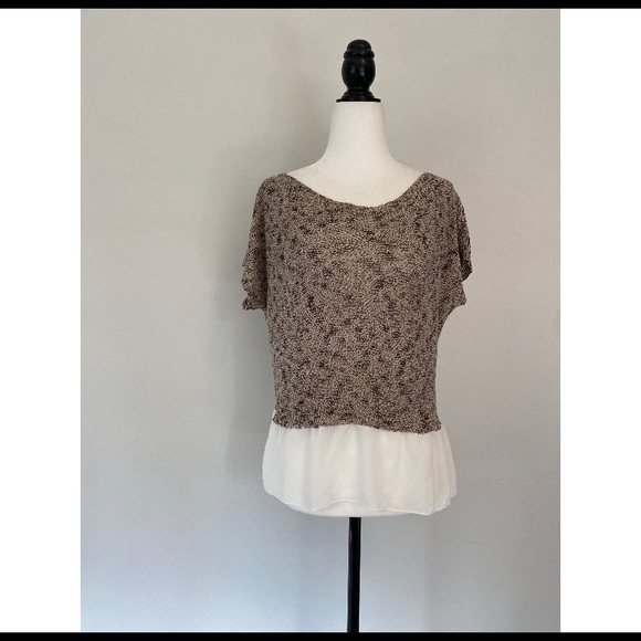 Anthropologie Moth Knit Boat Neck Peplum Sweater - Picture 1 of 9